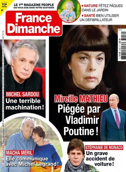 France Dimanche – 15 avril 2022 Cover