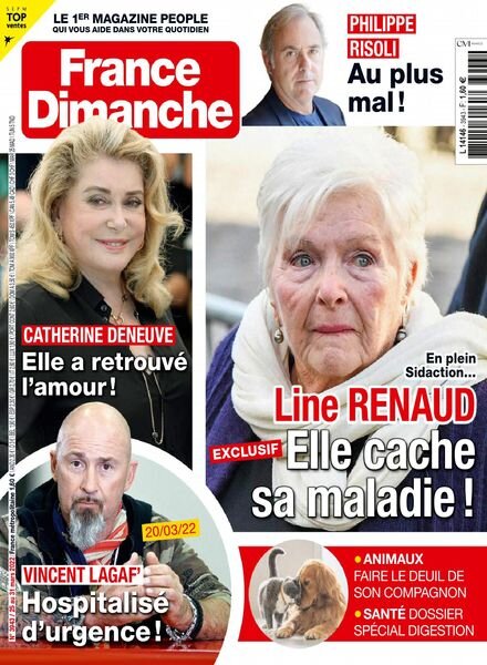 France Dimanche – 25 mars 2022 Cover