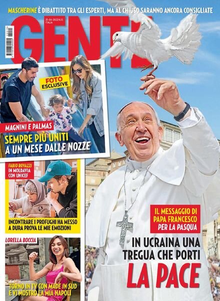 Gente Italia – 23 aprile 2022 Cover