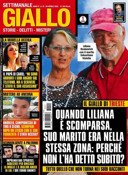 Giallo – 20 Aprile 2022 Cover
