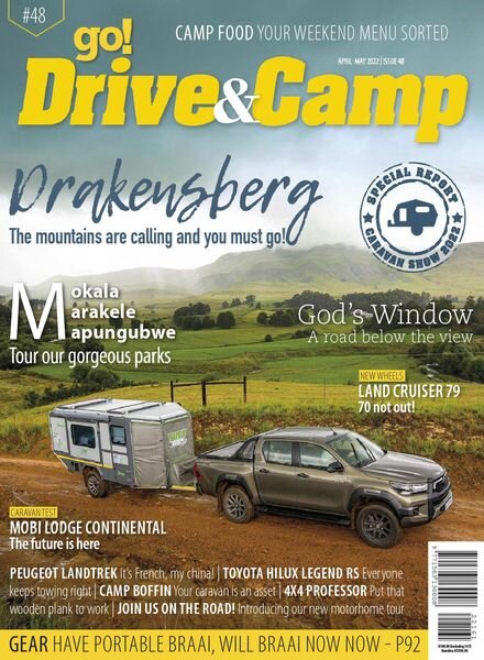 Go! Drive & Camp – April 2022 Cover