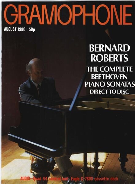 Gramophone – August 1980 Cover