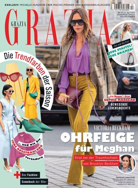 Grazia Germany – 21 April 2022 Cover
