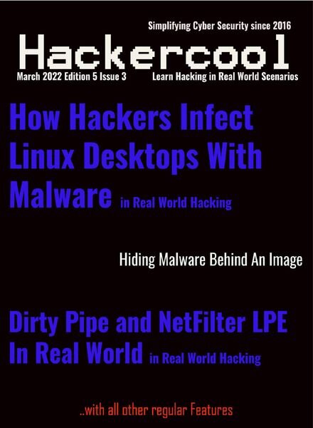 Hackercool – March 2022 Cover