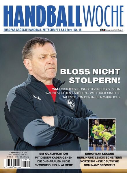 Handballwoche – 12 April 2022 Cover