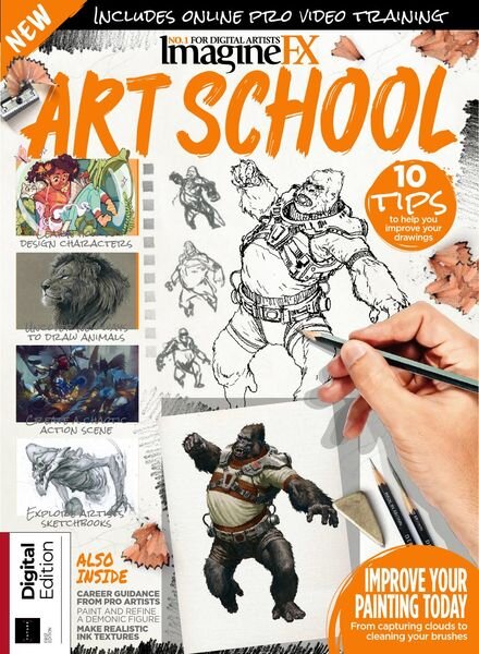 ImagineFX Presents – Art School – 1st Edition – September 2021 Cover