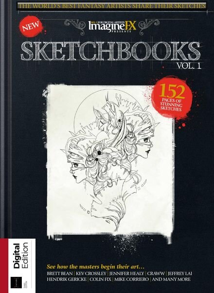 ImagineFX Presents – Sketchbook – Volume 1 3rd Revised Edition – September 2021 Cover