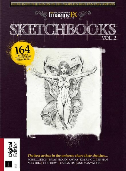 ImagineFX Presents – Sketchbook – Volume 2 2nd Revised Edition – February 2021 Cover