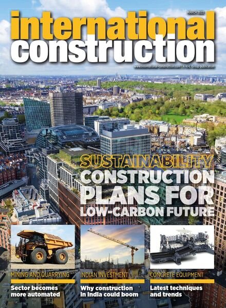 International Construction – March 2022 Cover