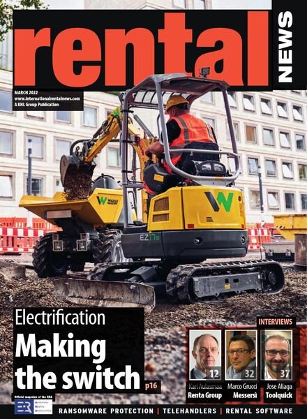 International Rental News – March 2022 Cover
