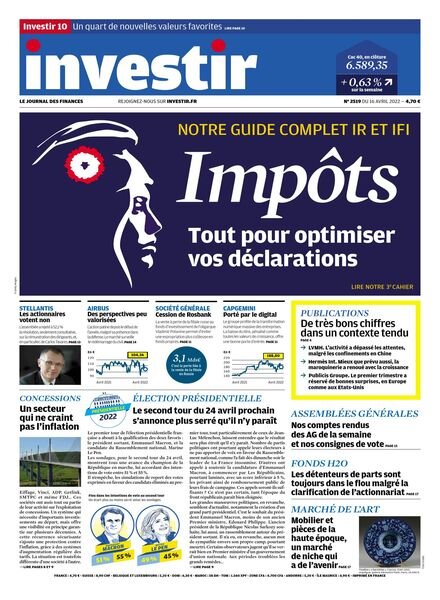 Investir – 16 Avril 2022 Cover