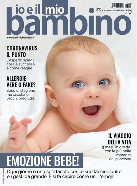 Io e il mio Bambino – marzo 2020 Cover