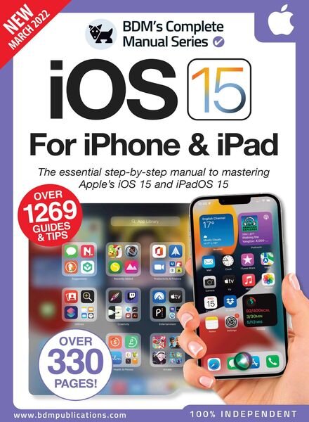 iOS 15 For iPhone & iPad – March 2022 Cover