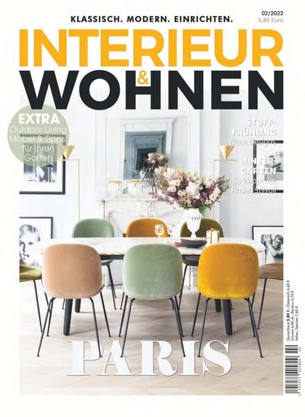 KLASSISCH WOHNEN – April 2022 Cover