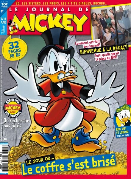 Le Journal de Mickey – 23 Mars 2022 Cover