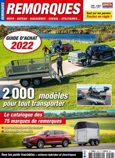 Le Monde du Plein-Air – Hors-Serie Remorques – N 24 2022 Cover