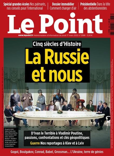 Le Point – 17 Mars 2022 Cover
