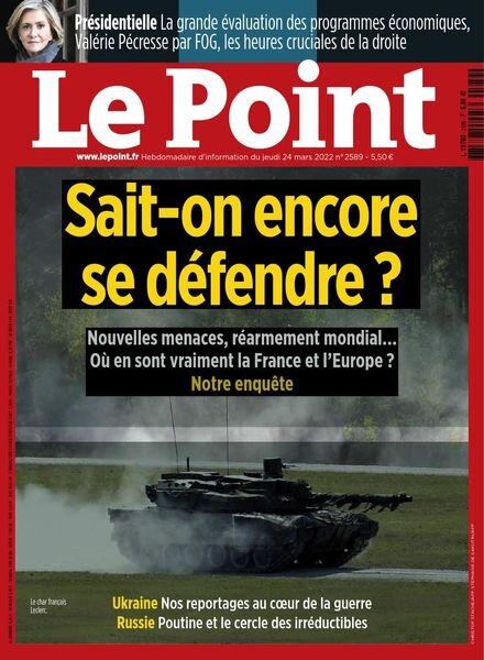 Le Point – 24 Mars 2022 Cover