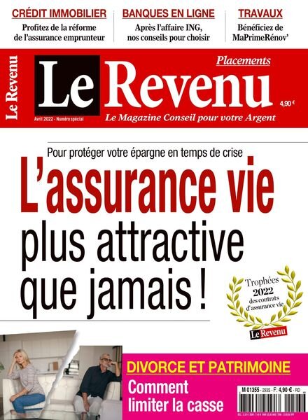 Le Revenu Placements – Avril 2022 Cover