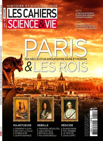 Les Cahiers de Science & Vie – mai 2022 Cover