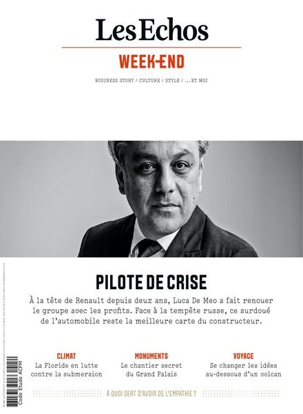 Les Echos Week-end – 15 Avril 2022 Cover