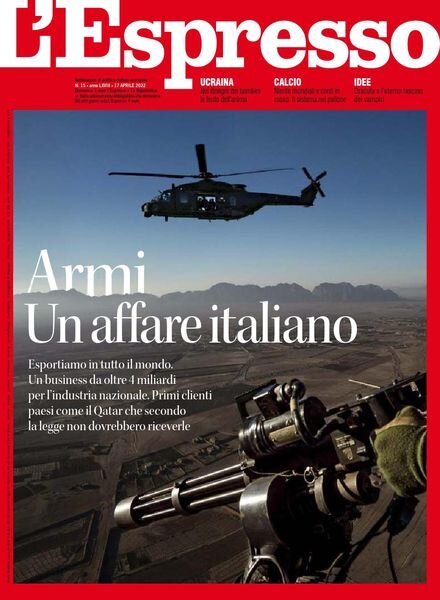 l’Espresso – 17 Aprile 2022 Cover