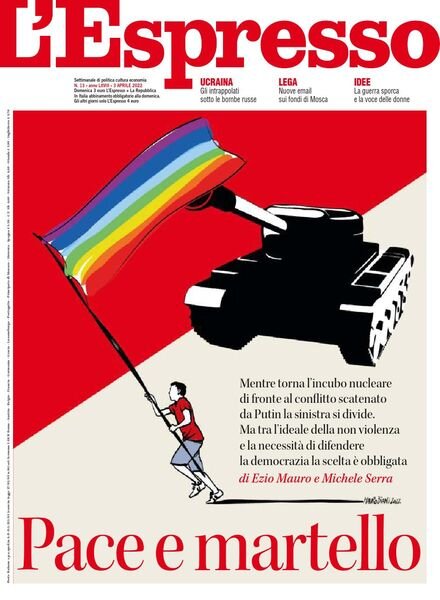 l’Espresso – 3 Aprile 2022 Cover