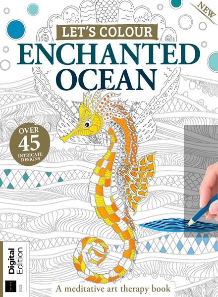 Let’s Colour – Enchanted Ocean – 2nd Edition – October 2021 Cover
