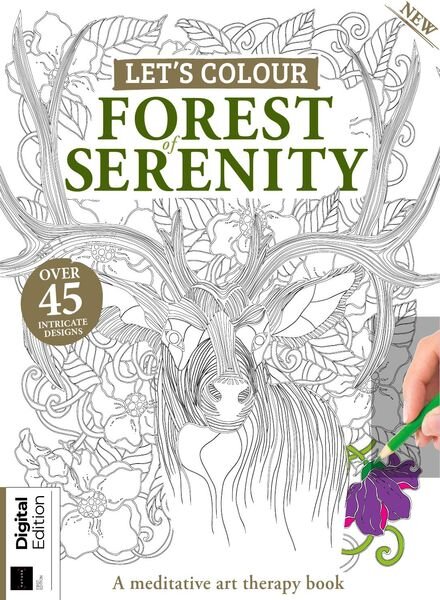 Let’s Colour – Forest of Serenity – 5th Edition – September 2021 Cover