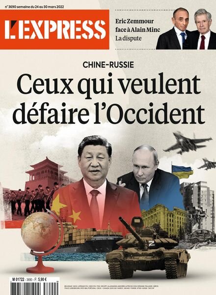 L’Express – 24 mars 2022 Cover