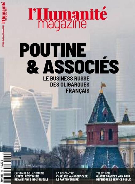 L’Humanite Magazine – 24 Mars 2022 Cover
