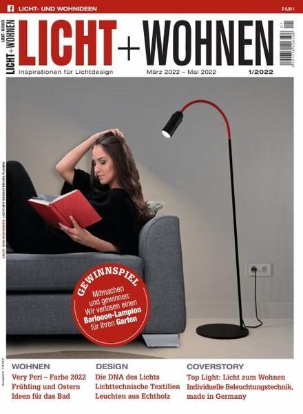 Licht + Wohnen – Marz 2022 Cover