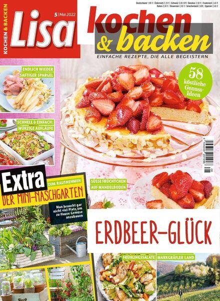 Lisa Kochen & Backen – Mai 2022 Cover