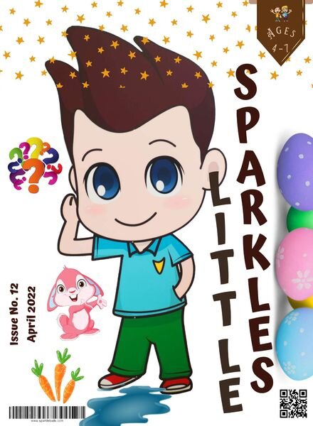Little Sparkles Kids Magazine Ages 4-7 – April 2022 Cover