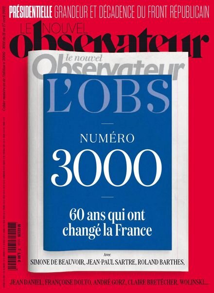 L’Obs – 21 Avril 2022 Cover