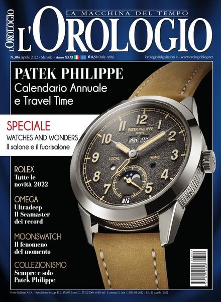 l’Orologio – Aprile 2022 Cover