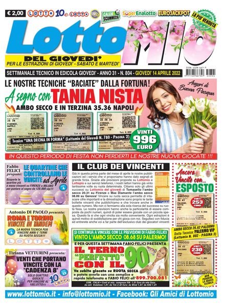Lottomio del Giovedi – 14 Aprile 2022 Cover