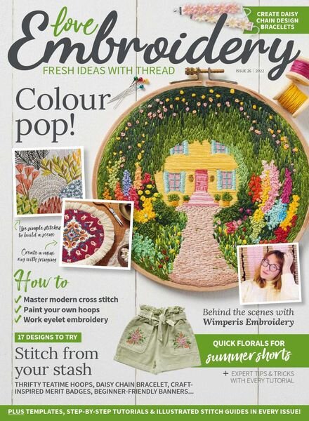 Love Embroidery – Issue 26 – April 2022 Cover