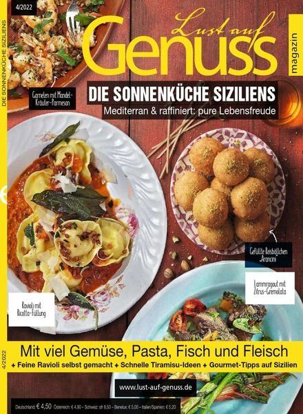 Lust auf Genuss – April 2022 Cover