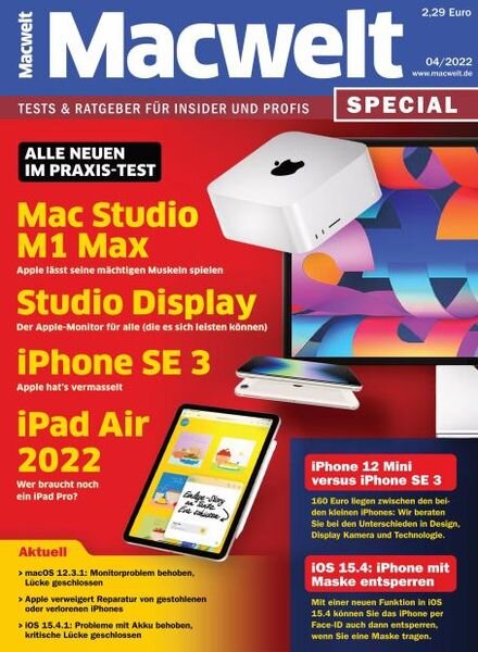 Macwelt Special – April 2022 Cover