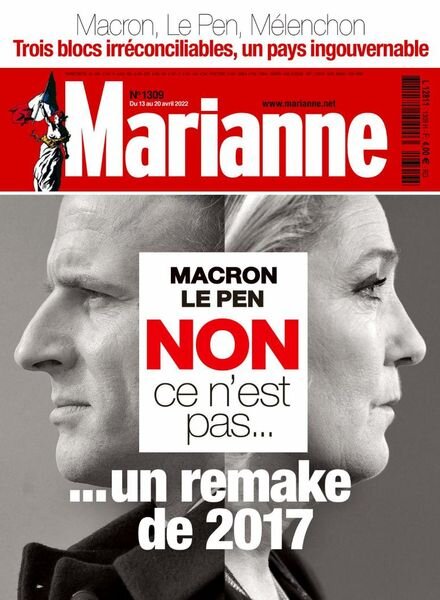 Marianne – 13 Avril 2022 Cover