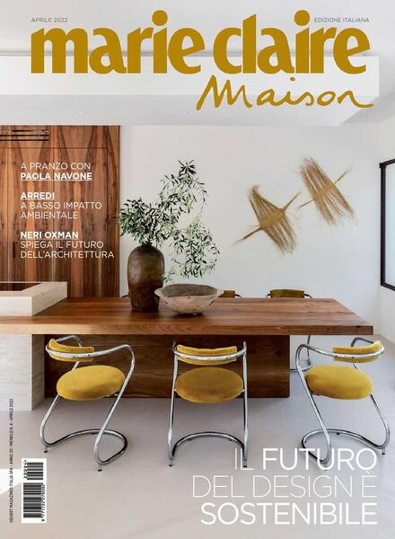 Marie Claire Maison Italia – aprile 2022 Cover