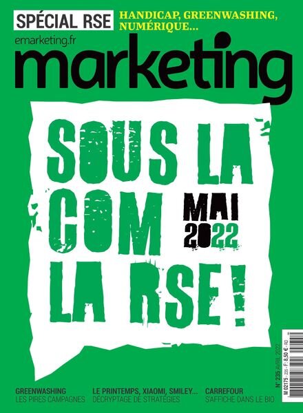 Marketing – Avril 2022 Cover