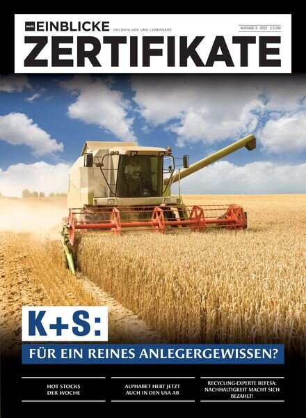 marktEINBLICKE Zertifikate – 20 April 2022 Cover