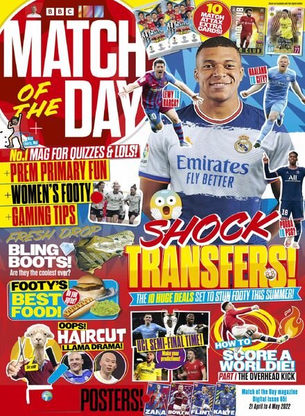 Match of the Day – 21 April 2022 Cover