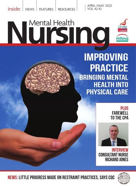 Mental Health Nursing – April-May 2022 Cover