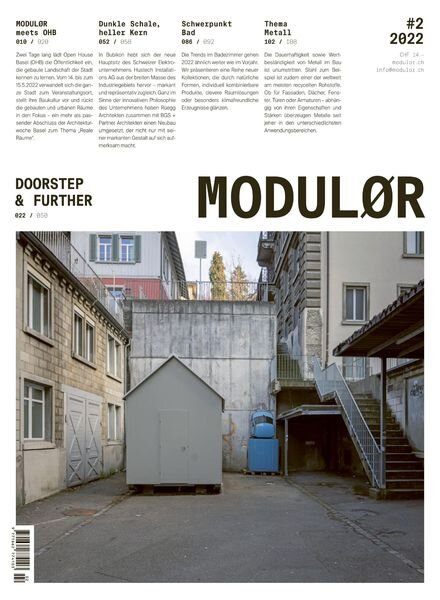 Modulor – April 2022 Cover
