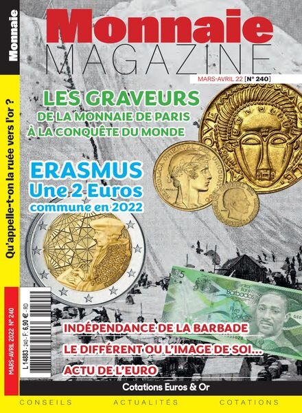 Monnaie Magazine – Mars-Avril 2022 Cover