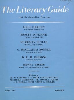 New Humanist – The Literary Guide April 1951