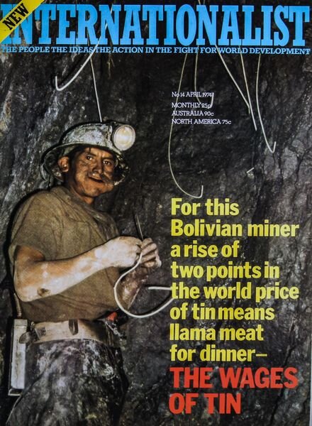 New Internationalist – April 1974 Cover